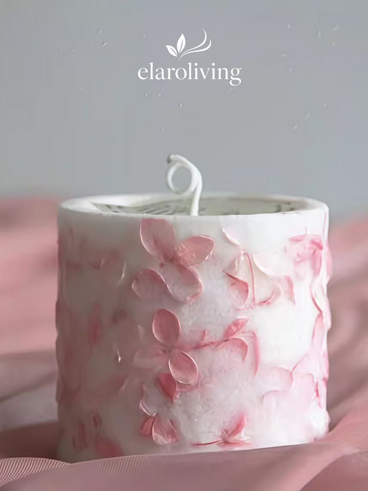 Blush Hydrangea Burnable Candle